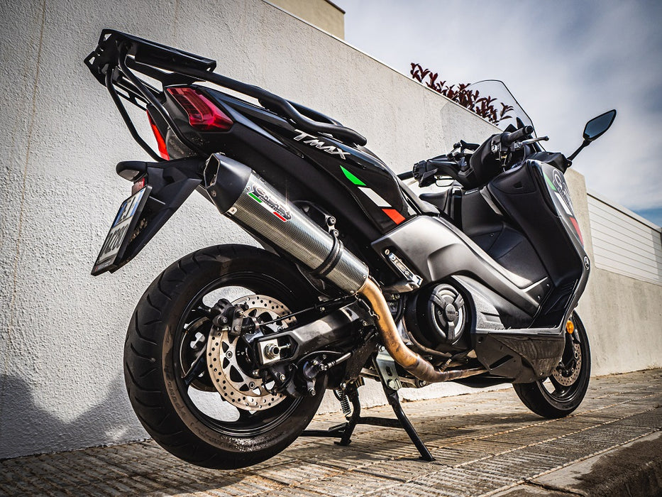 GPR Exhaust System Yamaha T-Max 560 2020-2021, Gpe Ann. Poppy, Full System Exhaust, Including Removable DB Killer