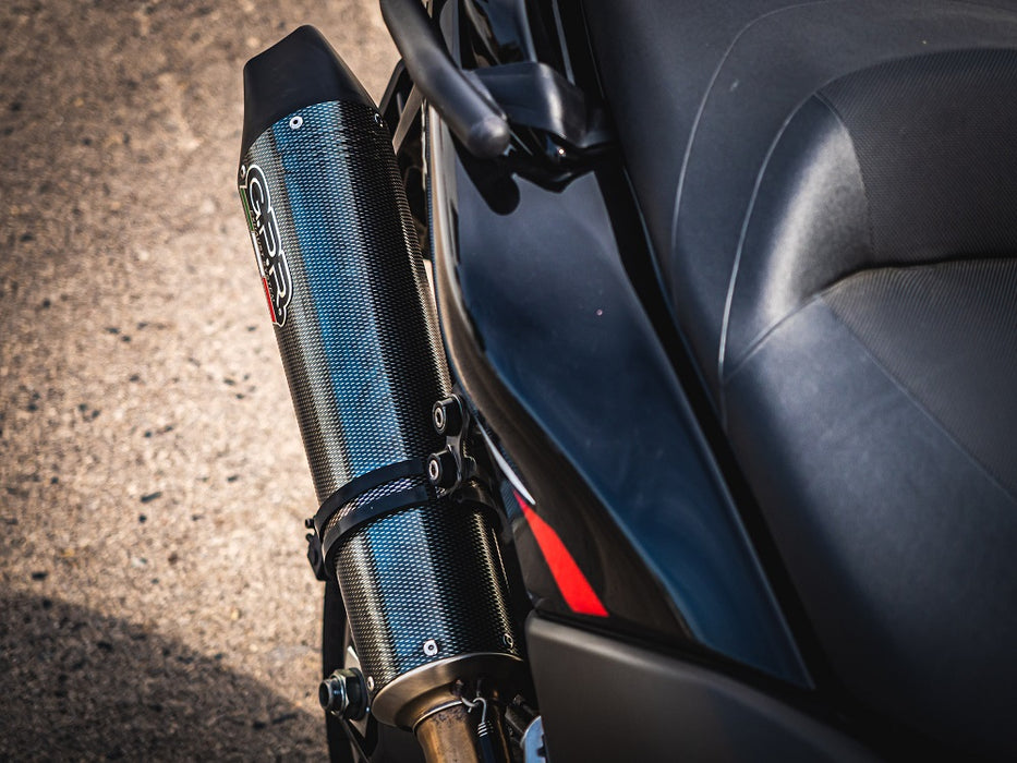 GPR Exhaust System Yamaha T-Max 530 2012-2016, Gpe Ann. Poppy, Full System Exhaust, Including Removable DB Killer