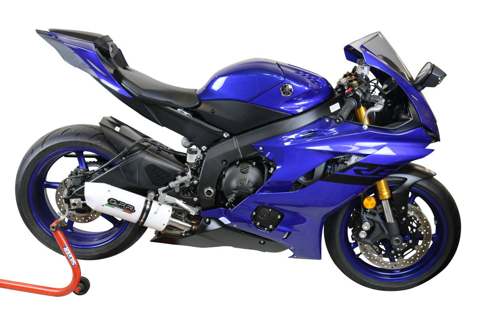 GPR Exhaust System Yamaha Tenere 700 2019-2020, Albus Evo4, Slip-on Exhaust Including Removable DB Killer and Link Pipe