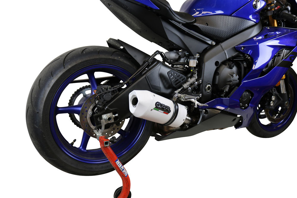 GPR Exhaust System Yamaha Tenere 700 2019-2020, Albus Evo4, Slip-on Exhaust Including Removable DB Killer and Link Pipe