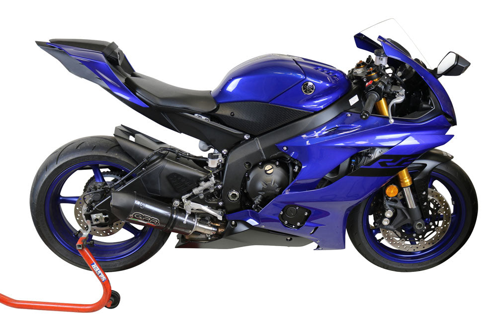 GPR Exhaust System Yamaha Tenere 700 2021-2023, GP Evo4 Poppy, Slip-on Exhaust Including Removable DB Killer and Link Pipe