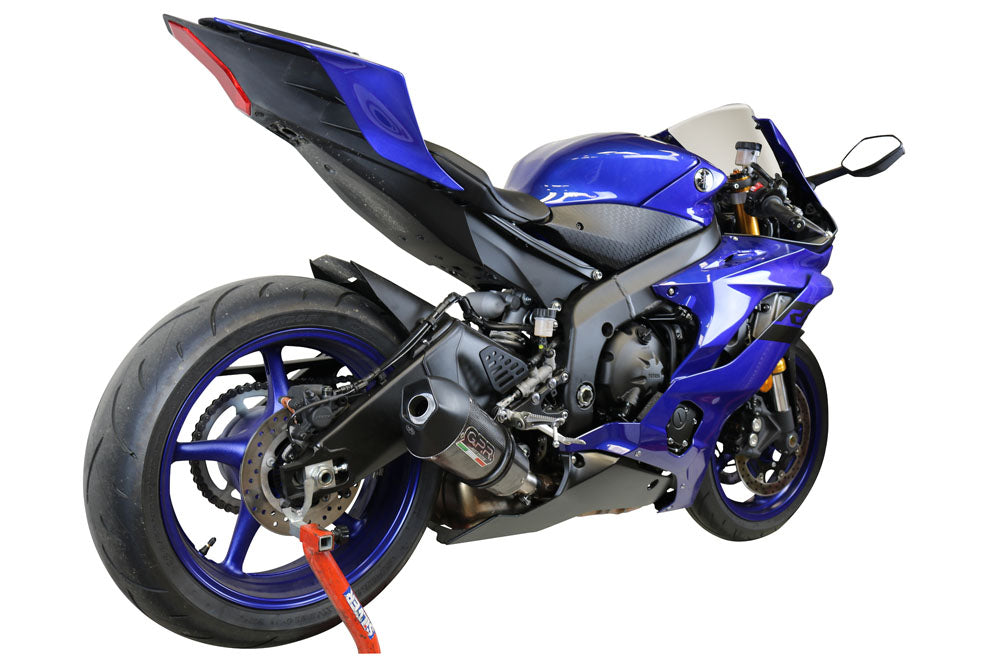 GPR Exhaust System Yamaha Tenere 700 2019-2020, GP Evo4 Poppy, Slip-on Exhaust Including Removable DB Killer and Link Pipe