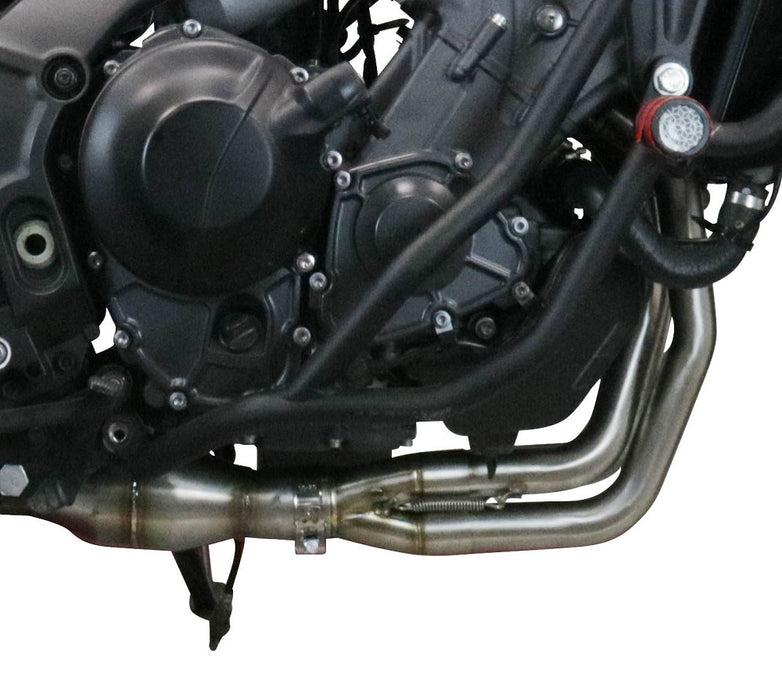 GPR Exhaust System Yamaha Tracer 900 FJ09 TR 2021-2023, Dual Poppy, Full System Exhaust, Including Removable DB Killer