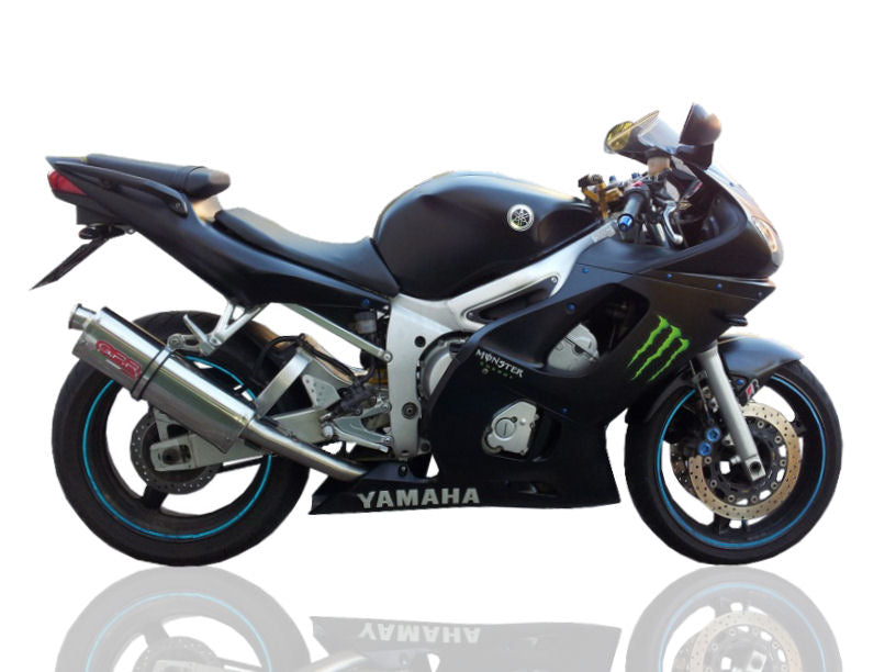 GPR Exhaust System Yamaha Yzf R6 1999-2002, Trioval, Slip-on Exhaust Including Removable DB Killer and Link Pipe