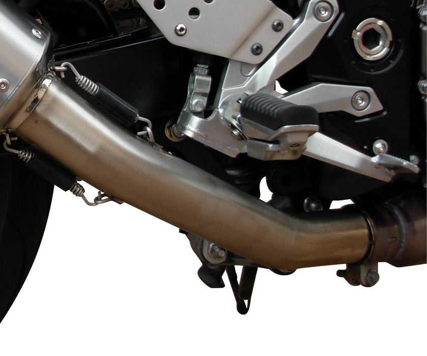 GPR Exhaust System Kawasaki Z750 Z750S 2004-2006, Satinox , Slip-on Exhaust Including Removable DB Killer and Link Pipe