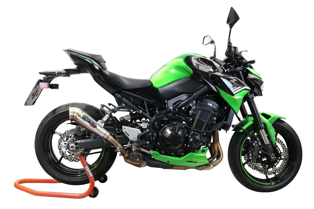 GPR Exhaust System Kawasaki Z900 - ZR900B Full Power 2021-2023, Powercone Evo, Slip-on Exhaust Including Removable DB Killer and Link Pipe