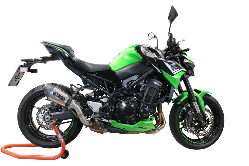 GPR Exhaust System Kawasaki Z900 - ZR900B Full Power 2020-2020, GP Evo4 Titanium, Slip-on Exhaust Including Removable DB Killer and Link Pipe