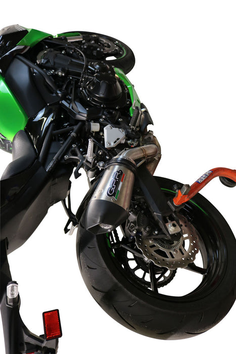 GPR Exhaust System Kawasaki Z900 - ZR900B Full Power 2021-2023, GP Evo4 Titanium, Slip-on Exhaust Including Removable DB Killer and Link Pipe