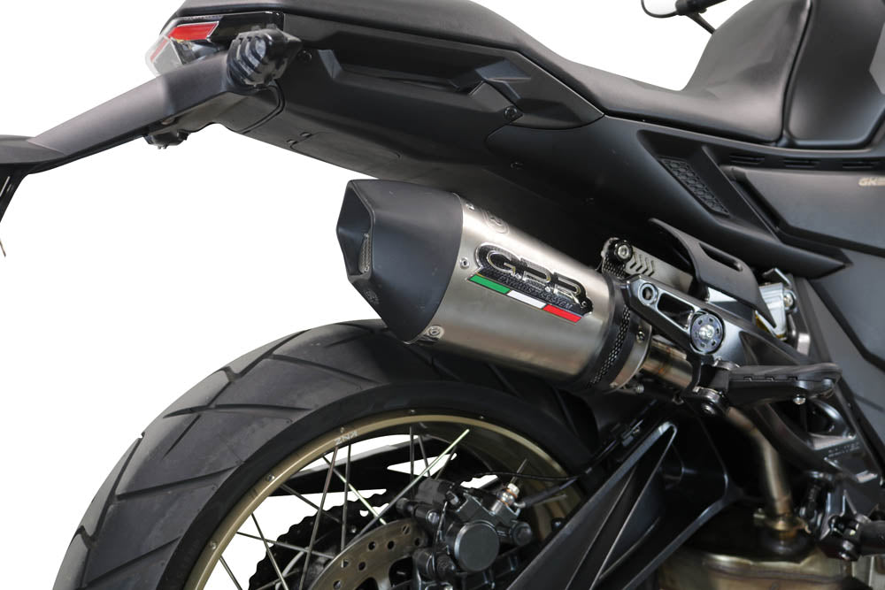 GPR Exhaust Zontes 350 X1 2022-2023, GP Evo4 Titanium, Slip-on Exhaust Including Removable DB Killer and Link Pipe