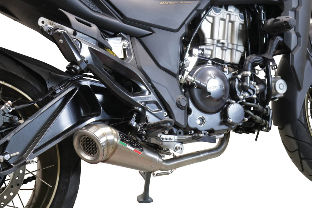 GPR Exhaust System Zontes 350 X1 2022-2023, Powercone Evo, Full System Exhaust, Including Removable DB Killer