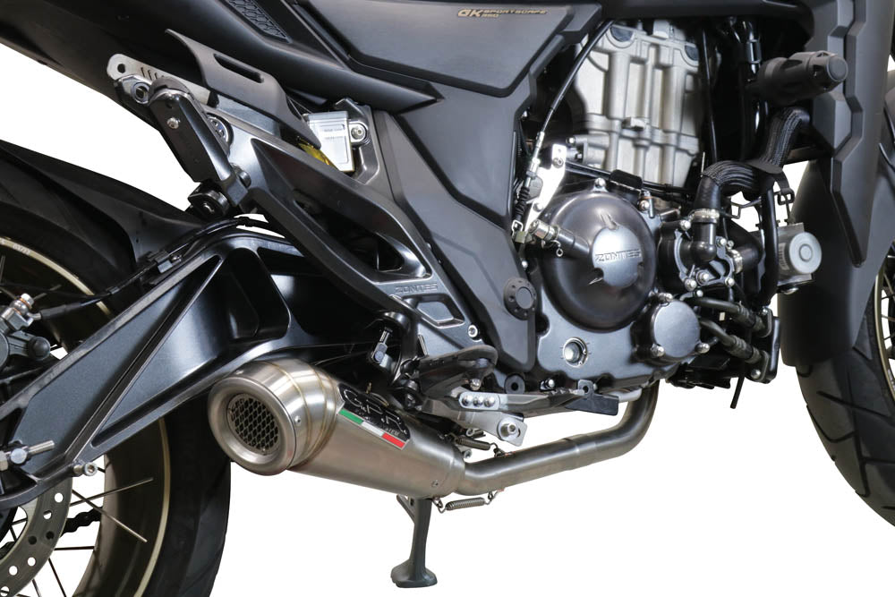 GPR Exhaust System Zontes 350 X1 2022-2023, Powercone Evo, Full System Exhaust, Including Removable DB Killer