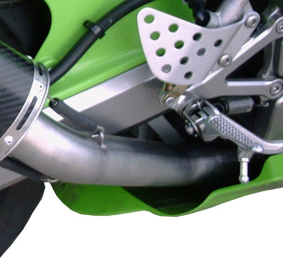 GPR Exhaust System Kawasaki ZX6R 636 2003-2004, Trioval, Slip-on Exhaust Including Removable DB Killer and Link Pipe