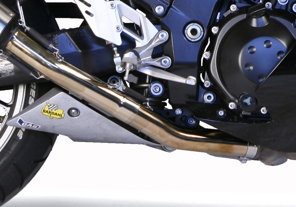 GPR Exhaust System Kawasaki ZZR1400 2008-2011, Trioval, Dual slip-on Including Removable DB Killers and Link Pipes